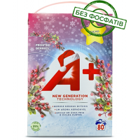 Пральний порошок A+ Frosted Berries з ароматом морозних ягід Лімітована серія, 4.8 кг (80 прань)